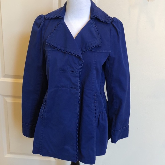 - Anthropologie Blue Denim Jacket - Picture 9 of 16